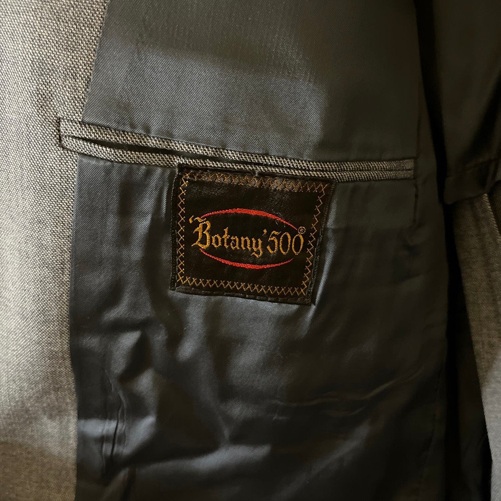 Vintage Botany 500 Gray Suit Jacket & Pants - Picture 5 of 8